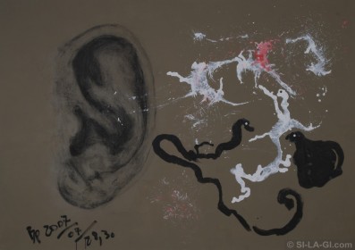 acrylic and charcoal on canvas - 197x280 cm - 2007