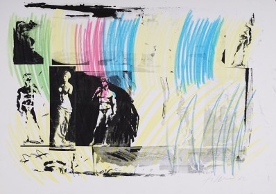 (1982) « 32 Mistakes » 75*52 (32 different pieces), 1982, silkscreen, crayon and spray
