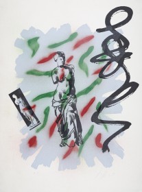 (1982) « Venus », 1982, 78*106, silkscreen spray