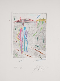 (1984) « No title », 1984, 50*66, light transfer print and crayon on paper