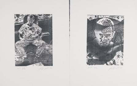 (1985) « Self portraits », 1985, 56*76, light transfer print
