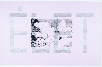 (199x) « Elet (= alive) », 1990-2000, 44*70, silkscreen