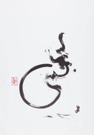 (2010) « No title », 2010, 70*100, chinese ink and acrylic