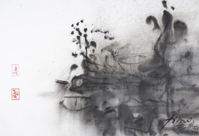 (2011) « Darmah in the forest », 2011, 106*78, chinese ink