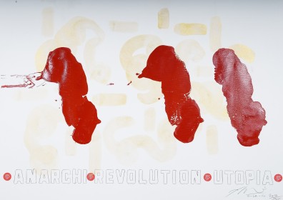 (2014) « Dream of anarchy revolution utopia » , 2014, 105*75, acrylic oil
