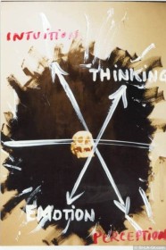 Intuition- percepcion- thinking- emotion / intuició- érzékelés- gondolkozás- érzelem - C-print - 1996